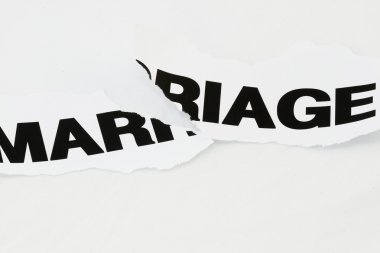 Marriage torn apart clipart