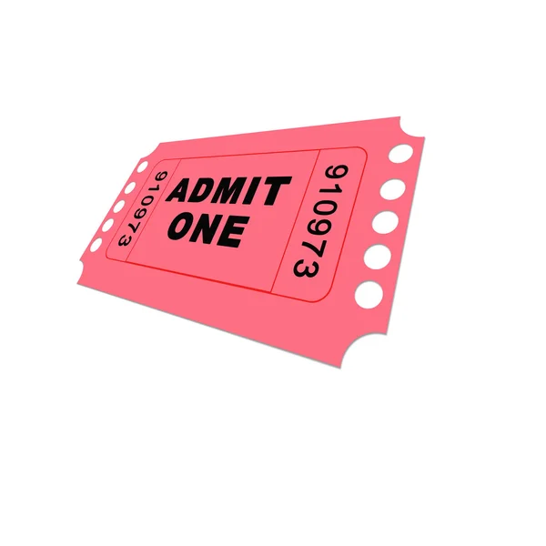 Bilet kino — Zdjęcie stockowe