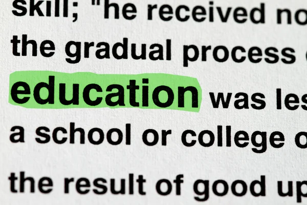Istruzione — Foto Stock