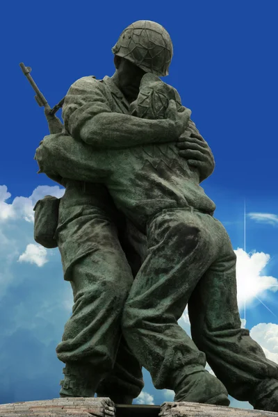 Estátua do soldado — Fotografia de Stock