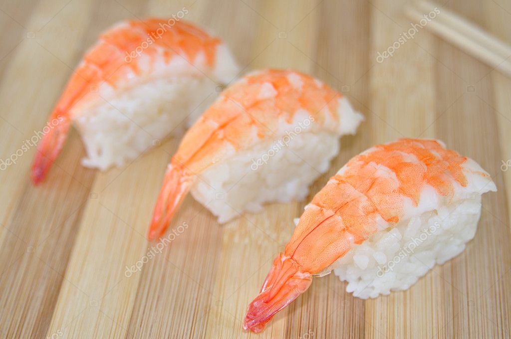 Sushi shrimp — Stock Photo © zenpix 2930394