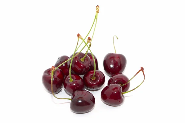 Cherries with stems — Stock Photo, Image