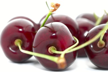 Cherries closeup clipart