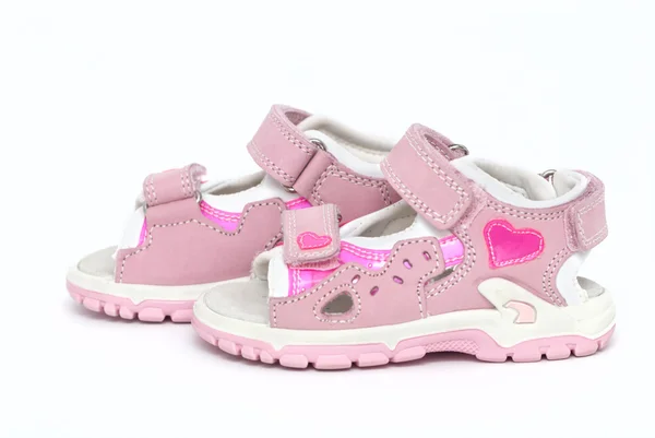 Little girl sandals — Stock Photo, Image