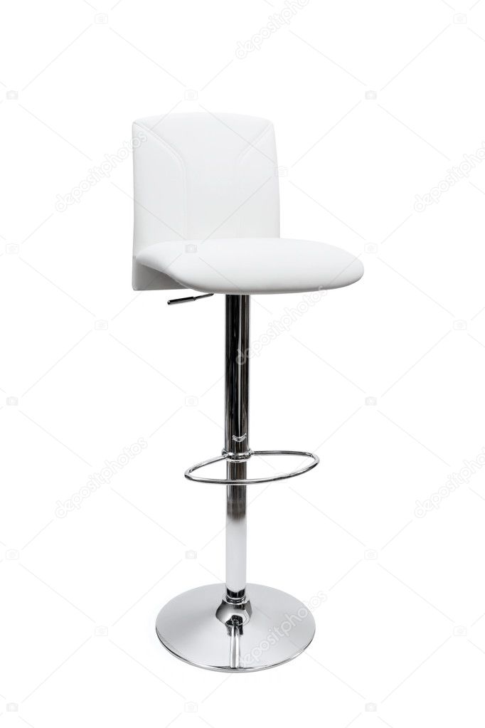 White bar chair