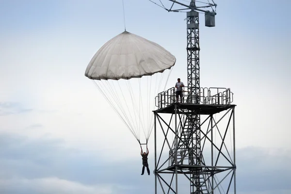 Stock image Jump from a parachute tower