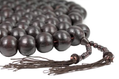 Buddhist prayer beads clipart
