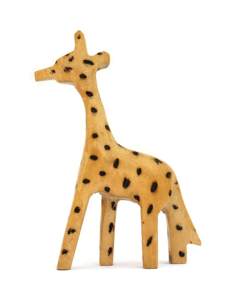 Dřevěná hračka žirafa — Stock fotografie