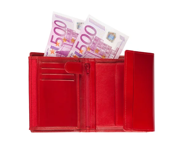 stock image Wallet with euros