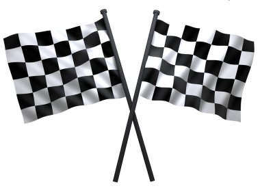 Double flag clipart