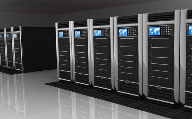 Big server room clipart