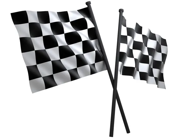 Bandeira isolada — Fotografia de Stock