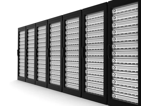 Server high-end row — Stock Photo, Image