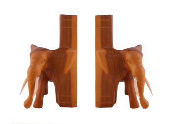 Pair of bookends clipart