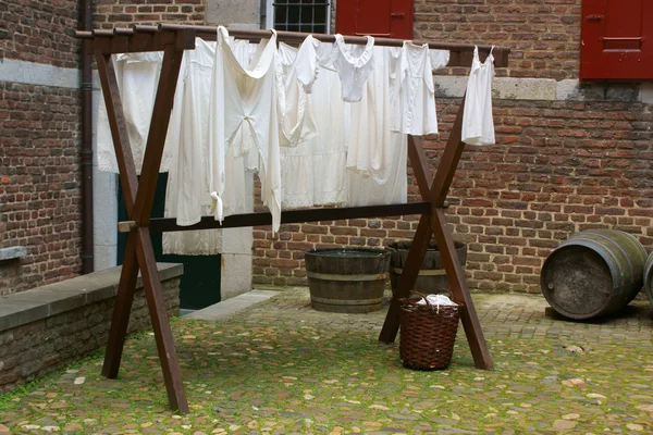Çamaşırhane kurutma — Stok fotoğraf