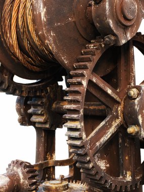 Rusty gear clipart