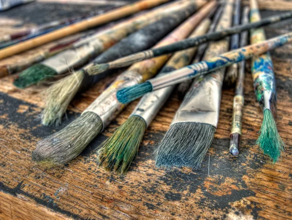 Painter's brushes — Stock Photo, Image