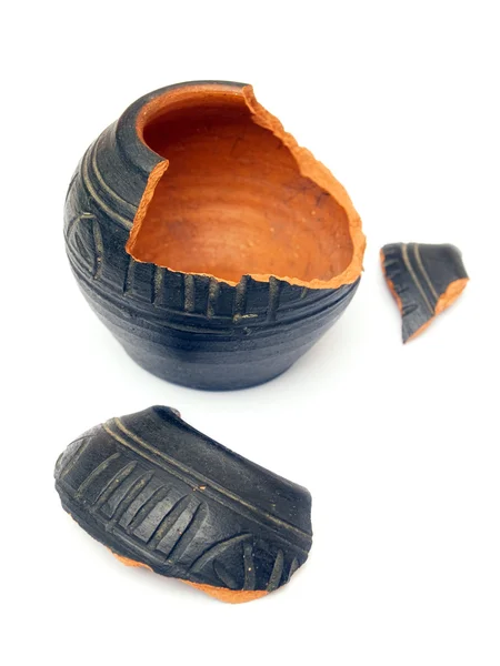 Broken pottery Stock Photo