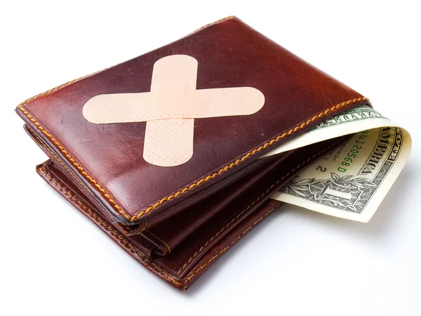 Bandage for wallet — Stock Photo, Image