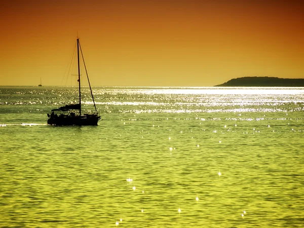 Röda havet solnedgång — Stockfoto