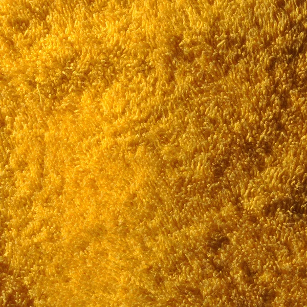 Yellow terry cloth — Stock Photo, Image