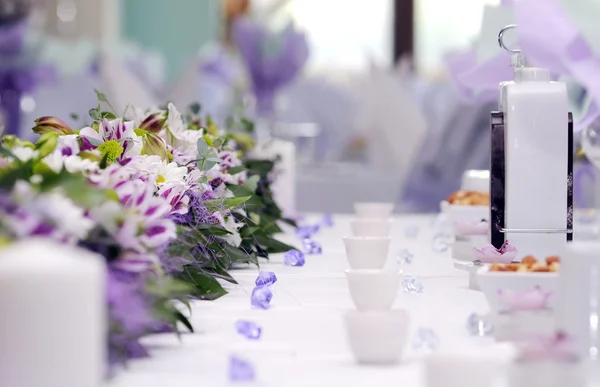 Układ cateringu Wedding — Zdjęcie stockowe