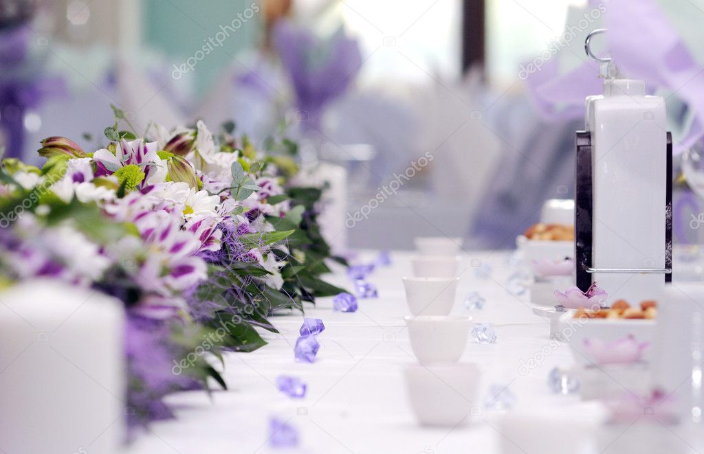 Catering arrangement of wedding