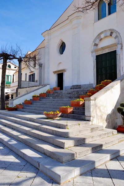 The stairs to the cathedral of Ravello — Stock Photo, Image