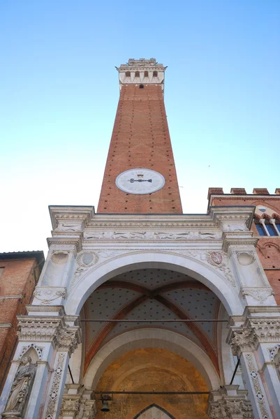Torre del Mangia (Siena) — Stock fotografie