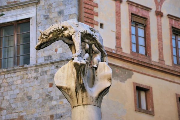 Monumento della Lupa (Сиена) ) — стоковое фото