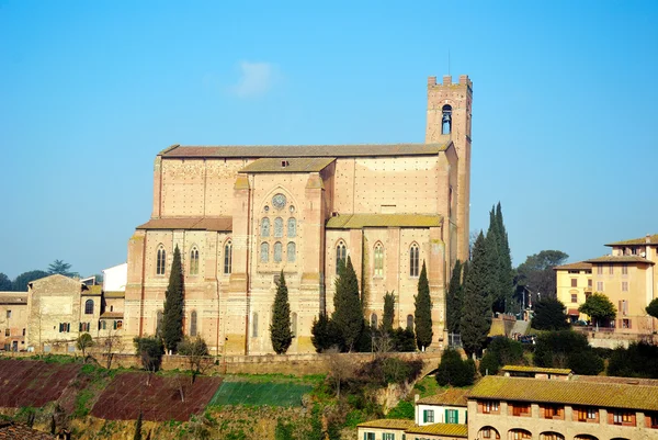 Basílica de San Domenico (Siena ) — Fotografia de Stock