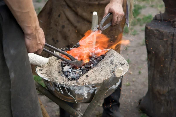 stock image Blacksmith at work