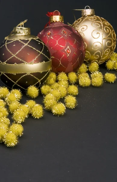 圣诞装饰球 — 图库照片