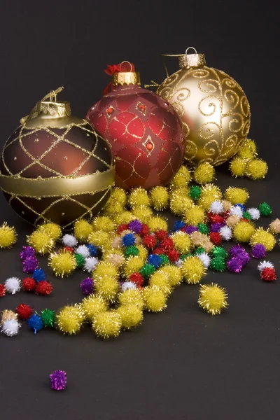 Bolas de decoração de Natal — Fotografia de Stock