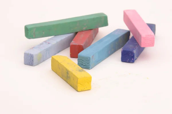 Multi coloured Chalks — Stock Photo, Image