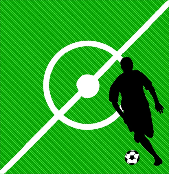 サッカーの背景 — ストックベクタ