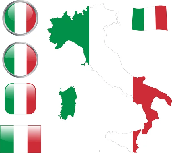 Italia — Vettoriale Stock