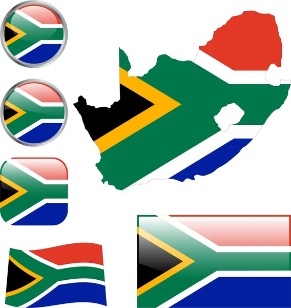 Güney Afrika Cumhuriyeti — Stok Vektör