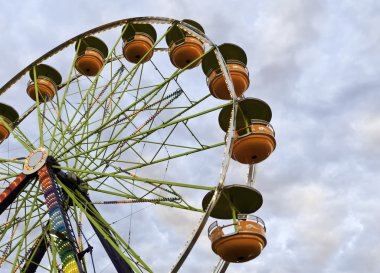 Ferris Wheel in the Evening clipart