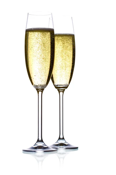 Flautas de champán — Foto de Stock