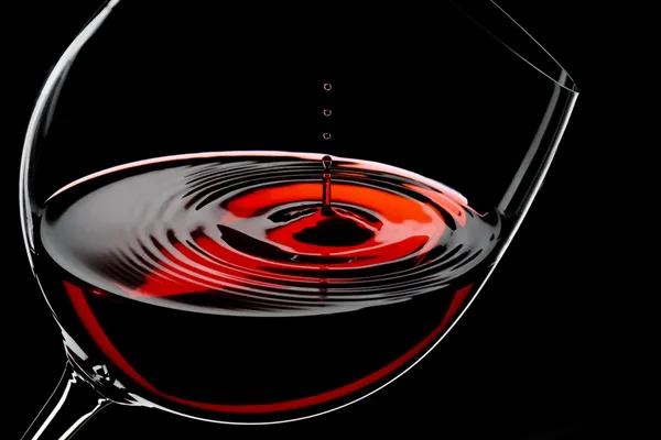 Gotas de vinho — Fotografia de Stock