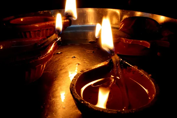 Diwali-Lampen — Stockfoto