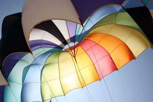 Parachute kleuren achtergrond — Stockfoto