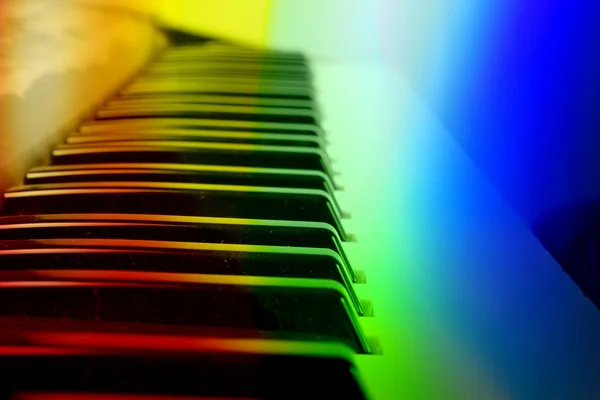 Tastiera colorato sfondo — Foto Stock