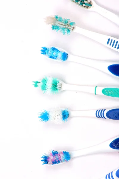 Team of Used Brushes — Stock Photo, Image