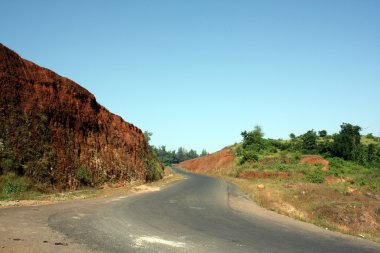 tropikal kırsal yol