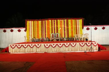 Indian Wedding Stage clipart