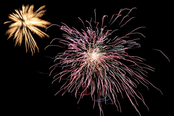 Farbenfrohes Feuerwerk — Stockfoto