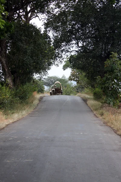 印度农村公路 — 图库照片