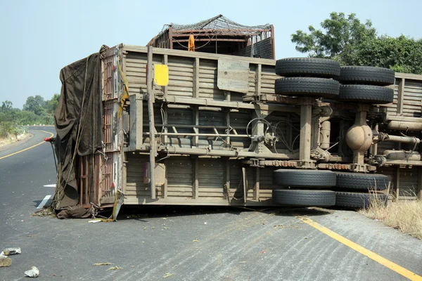 Вантажівка аварії — стокове фото